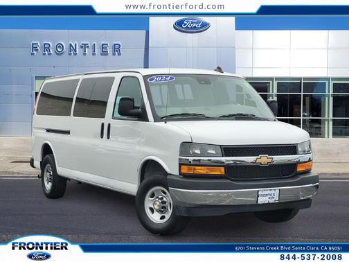 Summit White 2024 Chevrolet Express 3500 RWD 3500 Extended Wheelbase LT