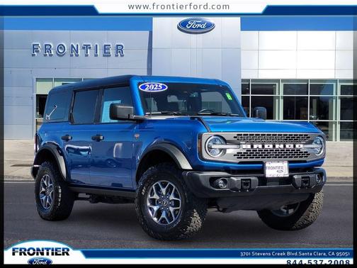 Velocity Blue 2025 Ford Bronco Badlands