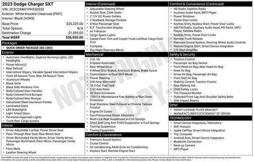 2023 Dodge Charger SXT