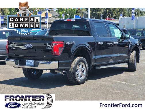 Agate Black Metallic 2025 Ford F-150 XLT