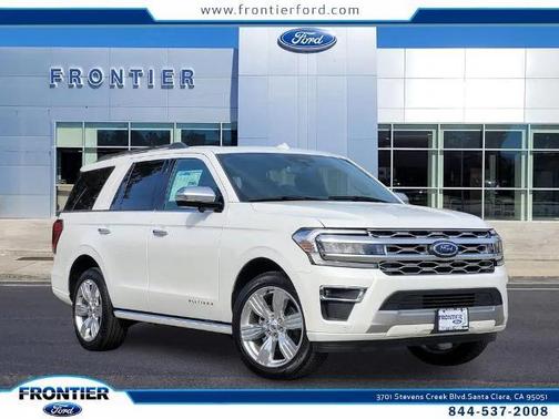 Star White Metallic Tri-Coat 2024 Ford Expedition Platinum SUV