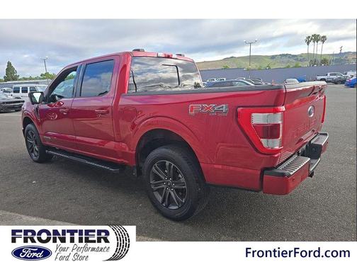 Rapid Red Metallic Tinted Clearcoat 2022 Ford F-150 Lariat