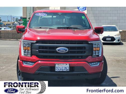 Rapid Red Metallic Tinted Clearcoat 2022 Ford F-150 Lariat