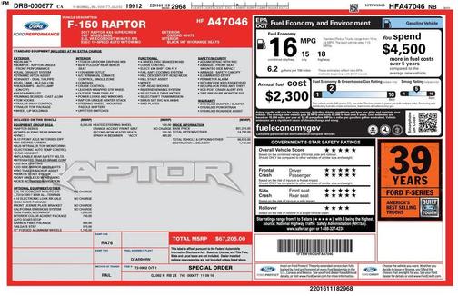 2017 Ford F-150 Raptor