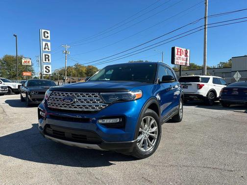 Blue 2020 Ford Explorer Limited