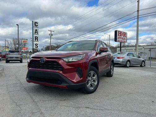 Ruby Flare Pearl 2022 Toyota RAV4 Hybrid LE