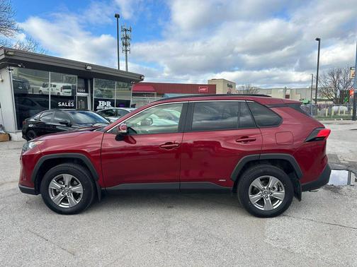 Ruby Flare Pearl 2022 Toyota RAV4 Hybrid LE