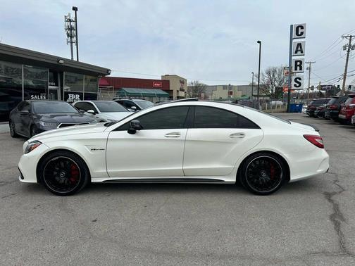 designo Diamond White Metallic 2017 Mercedes-Benz AMG CLS 63 S-Model 4MATIC