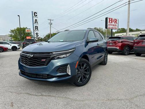 Lakeshore Blue Metallic 2024 Chevrolet Equinox AWD RS
