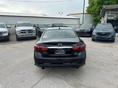 Black 2019 INFINITI Q50 3.0t LUXE