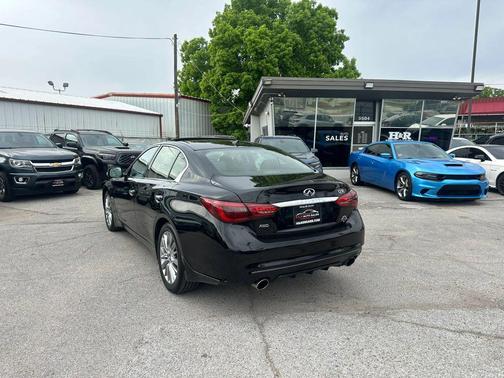 Black 2019 INFINITI Q50 3.0t LUXE