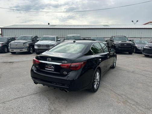 Black 2019 INFINITI Q50 3.0t LUXE