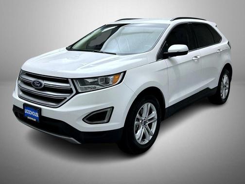 White Platinum Clearcoat Metallic 2015 Ford Edge SEL