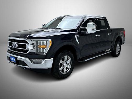 Antimatter Blue Metallic 2021 Ford F-150 XLT