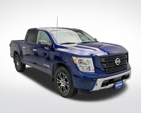 Deep Blue Pearl Metallic 2021 Nissan Titan SV