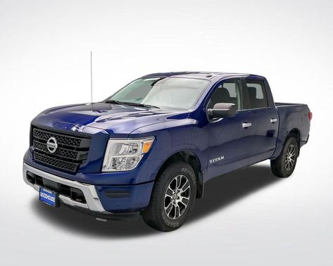 Deep Blue Pearl Metallic 2021 Nissan Titan SV