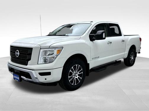 Glacier White 2021 Nissan Titan SV