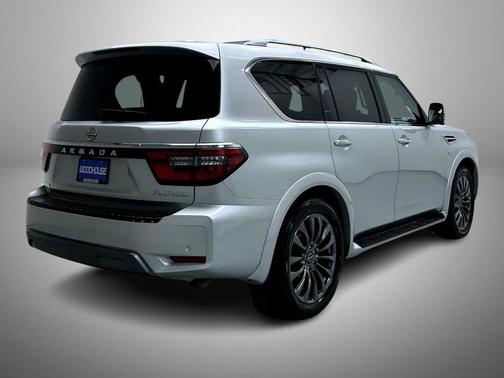 Brilliant Silver Metallic 2021 Nissan Armada Platinum 4WD