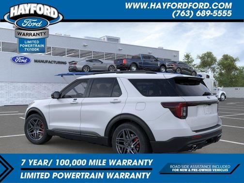Space White Metallic 2026 Ford Explorer ST