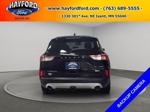 Black Metallic 2020 Ford Escape Titanium