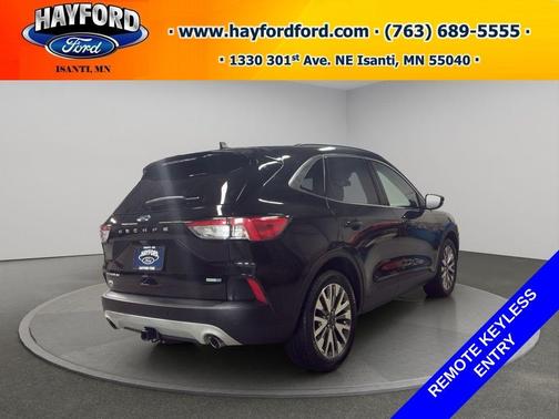 Black Metallic 2020 Ford Escape Titanium