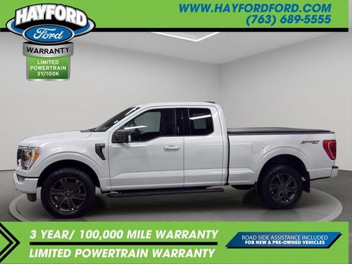 White Metallic 2021 Ford F-150 XLT