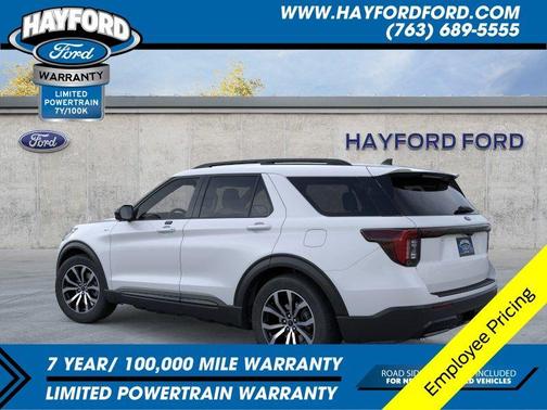Space White Metallic 2026 Ford Explorer ST-Line