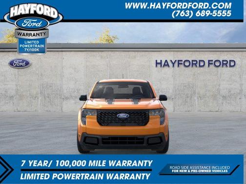 Orange Fury 2026 Ford Maverick XLT