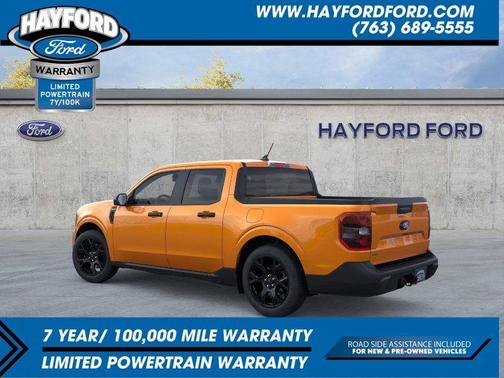 Orange Fury 2026 Ford Maverick XLT
