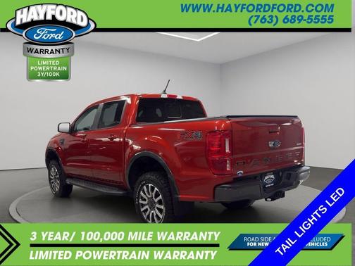 Chili Pepper Red 2019 Ford Ranger Lariat