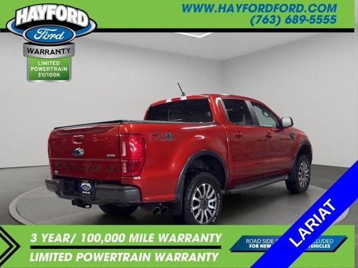 Chili Pepper Red 2019 Ford Ranger Lariat