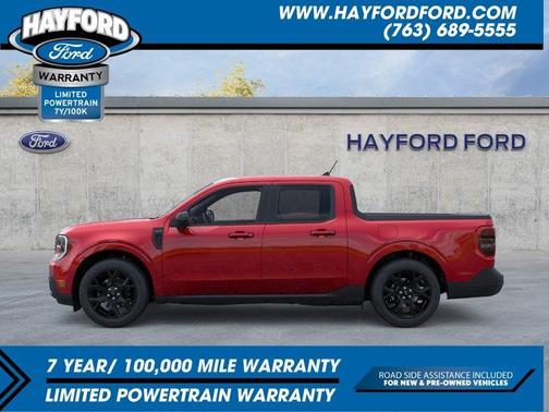 Ruby Red Metallic Tinted Clearcoat 2026 Ford Maverick Lariat