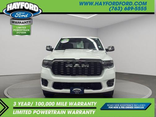 Bright White Clearcoat 2026 RAM 1500 Tungsten