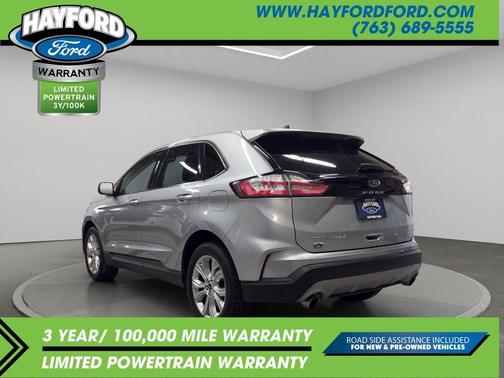Iconic Silver Metallic 2024 Ford Edge Titanium