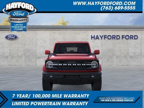 Ruby Red Metallic Tinted Clearcoat 2026 Ford Bronco Outer Banks