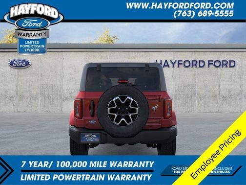 Ruby Red Metallic Tinted Clearcoat 2026 Ford Bronco Outer Banks