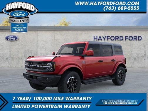 Ruby Red Metallic Tinted Clearcoat 2026 Ford Bronco Outer Banks