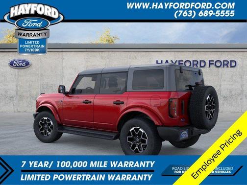 Ruby Red Metallic Tinted Clearcoat 2026 Ford Bronco Outer Banks