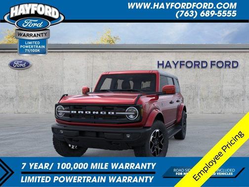 Ruby Red Metallic Tinted Clearcoat 2026 Ford Bronco Outer Banks