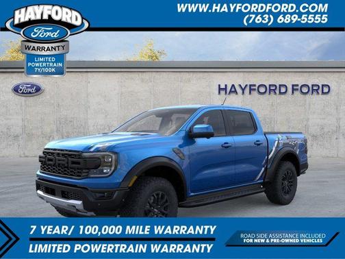 Velocity Blue Metallic 2026 Ford Ranger Raptor