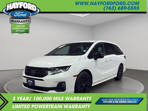 White 2025 Honda Odyssey Sport-L