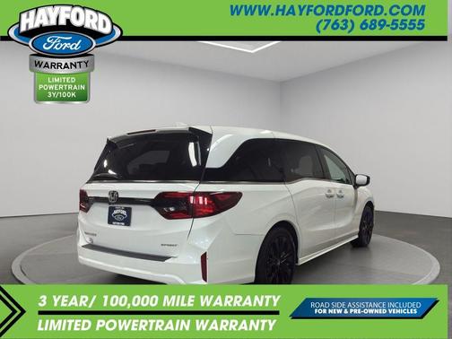 White 2025 Honda Odyssey Sport-L