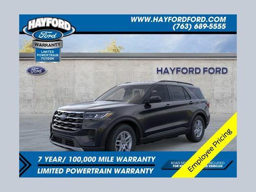 Agate Black Metallic 2026 Ford Explorer Active