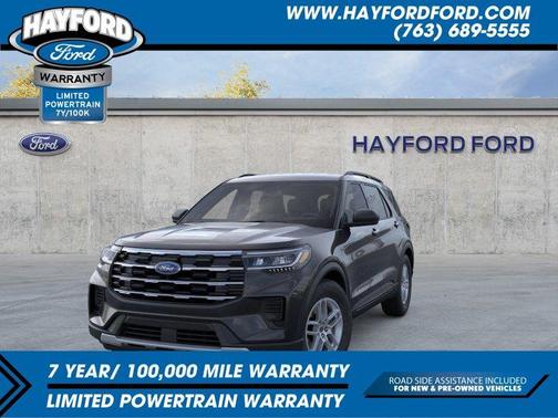Agate Black Metallic 2026 Ford Explorer Active