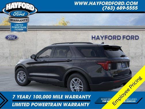 Agate Black Metallic 2026 Ford Explorer Active