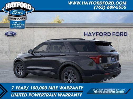 Agate Black Metallic 2026 Ford Explorer Active