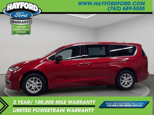 Red 2025 Chrysler Pacifica Select