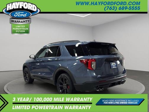 Blue Metallic 2021 Ford Explorer ST
