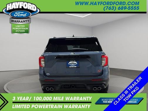 Blue Metallic 2021 Ford Explorer ST