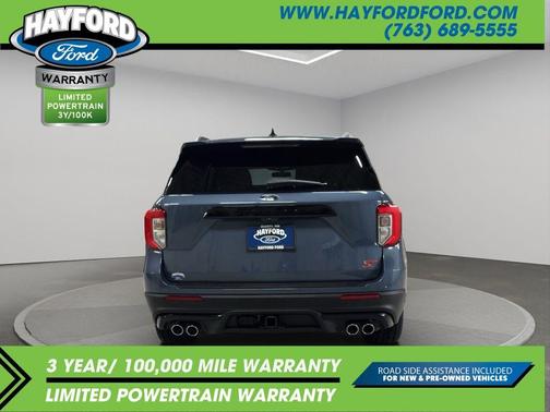Blue Metallic 2021 Ford Explorer ST